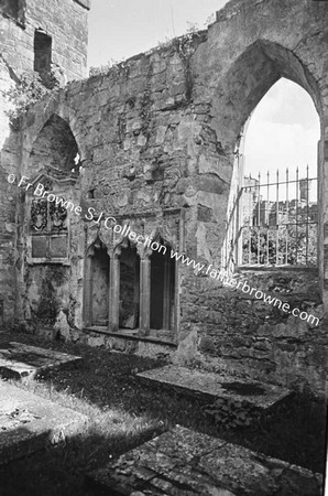 KILLEEN CASTLE   OLD CHURCH INTERIOR TOMBS